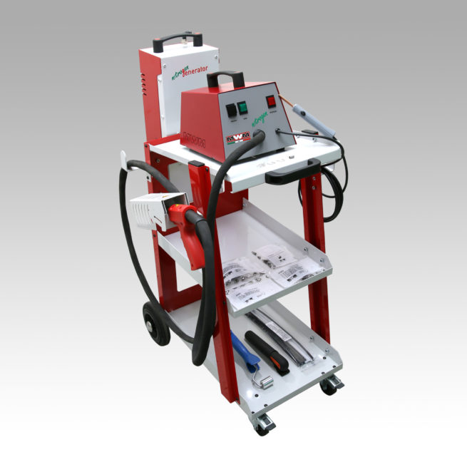 Single Gas Plastic Welder - Trolley Version