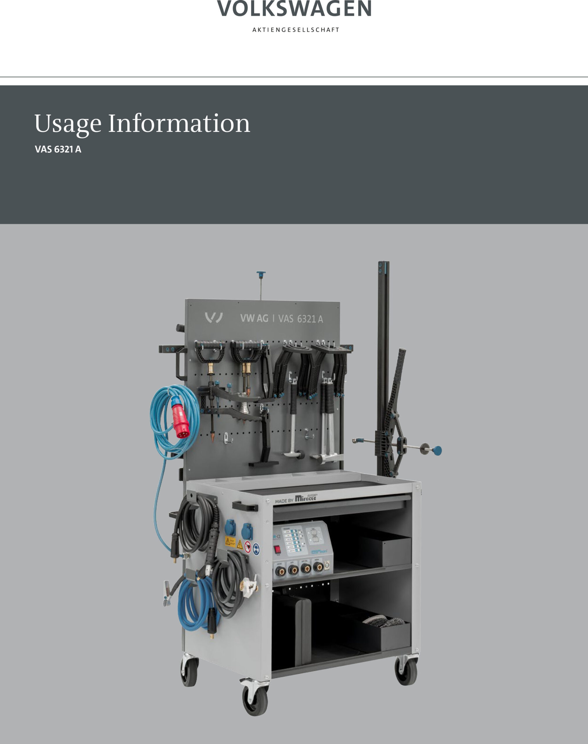VAS 6321A Manual